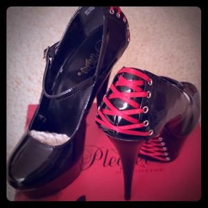 Pleaser Corset Platform Stilettos